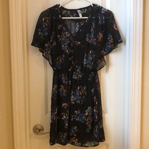 Xhiliration floral dress (x-small)